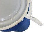 Eagle 30 Gallon Blue Plastic Lab Drum