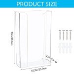 Acrylic Wall-Mount Glove and Mask Holder (2 Pcs)