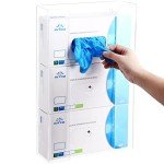 Acrylic Wall-Mount Glove and Mask Holder (2 Pcs)