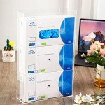 Acrylic Wall-Mount Glove and Mask Holder (2 Pcs)