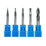 5PCS Ball Nose Carbide End Mill Set