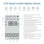 Temperature Data Logger with External Probe for Labs