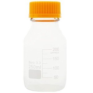 Borosilicate Glass Media Storage Bottles, 250ml
