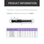 5PCS Ball Nose Carbide End Mill Set