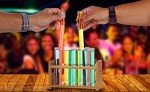 Bamboo Test Tube Holder Rack for 12 Tubes