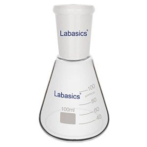 24/40 Glass Erlenmeyer Flask, 100 ml