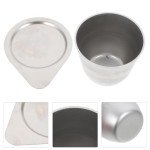 KONTONTY High-Temperature Iron Crucible with Lid