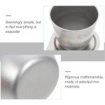 KONTONTY High-Temperature Iron Crucible with Lid