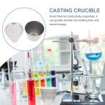 KONTONTY High-Temperature Iron Crucible with Lid