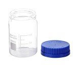 3-Pack 250 mL Wide Mouth Borosilicate Lab Bottles