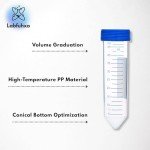 50mL Conical Centrifuge Tubes with Caps - 25 Pack