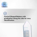 50mL Conical Centrifuge Tubes with Caps - 25 Pack