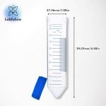 50mL Conical Centrifuge Tubes with Caps - 25 Pack