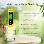 Wisebee Digital pH Meter with Backlit LCD Display