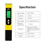 Wisebee Digital pH Meter with Backlit LCD Display