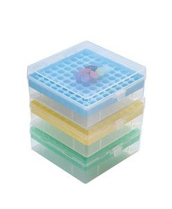81-Well Microtube Storage Box for 1.5-2.0 mL Tubes