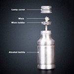 Portable Alcohol Burner Lamp - 100ml Aluminum Stoves