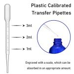 Blue Dropper Bottles, 4oz Tincture Set - 2-Pack