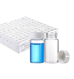 20ml Borosilicate Scintillation Vials - 100 Pack
