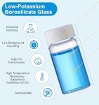 20ml Borosilicate Scintillation Vials - 100 Pack