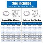 400-Piece Stainless Steel Lock Washers Set