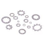 400-Piece Stainless Steel Lock Washers Set