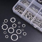 400-Piece Stainless Steel Lock Washers Set