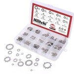 400-Piece Stainless Steel Lock Washers Set