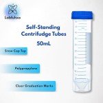 50mL Free-Standing Centrifuge Tubes with Caps