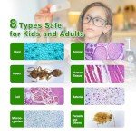 30 Prepared Microscope Slides with Specimens for Kids