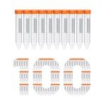 15mL Conical Centrifuge Tubes, 100 Pack