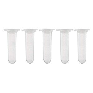 20 Pcs 2ml Plastic Centrifuge Tubes with Caps