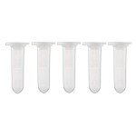 20 Pcs 2ml Plastic Centrifuge Tubes with Caps