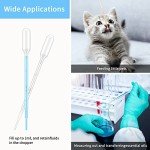 KINGLAKE 1ml Plastic Transfer Pipettes, Pack of 100