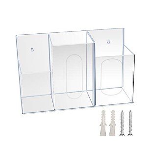 Hygiene Station with 3 Clear Acrylic Compartments