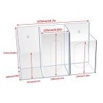 Hygiene Station with 3 Clear Acrylic Compartments