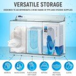 Acrylic Wall-Mounted Organizer for Gloves and Masks