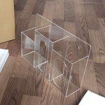 Hygiene Station with 3 Clear Acrylic Compartments