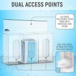 Acrylic Wall-Mounted Organizer for Gloves and Masks