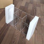 Hygiene Station with 3 Clear Acrylic Compartments