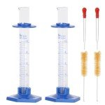 10ml Graduated Cylinder Set with Protective Collars