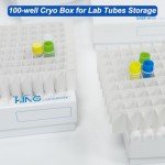 CryoKing 81-Well Cryogenic Lab Freezer Box, Case of 20