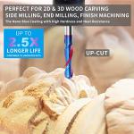 Carbide Ball Nose End Mill 1/4 Inch Shank