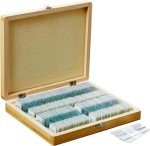 AmScope Basic Biological Microscope Slide Set, 100 Slides