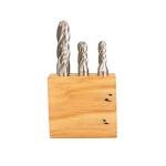 6-Piece High-Speed Steel M2 Ball Nose End Mill Set