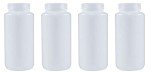 Luerflex 1000ml Wide Mouth Plastic Reagent Bottles - Pack of 4