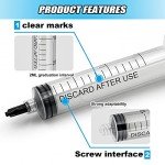 20 Pack Sterile 30mL Plastic Syringes with Caps