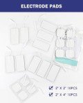 Reusable Electrodes Pads for TENS Units - 20 Pack