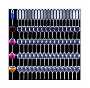 200-Pack 4ml Plastic Baking Pipettes & Droppers