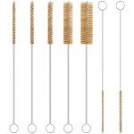 Brass Wire Brush Set for Tube Cleaning (7 Pieces)